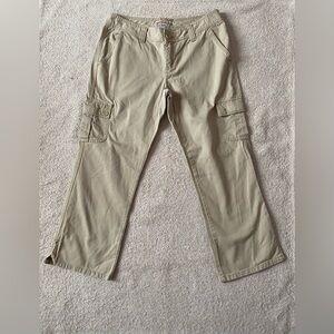 Vintage Aeropostale Tan Cargo Pants with Utility Style